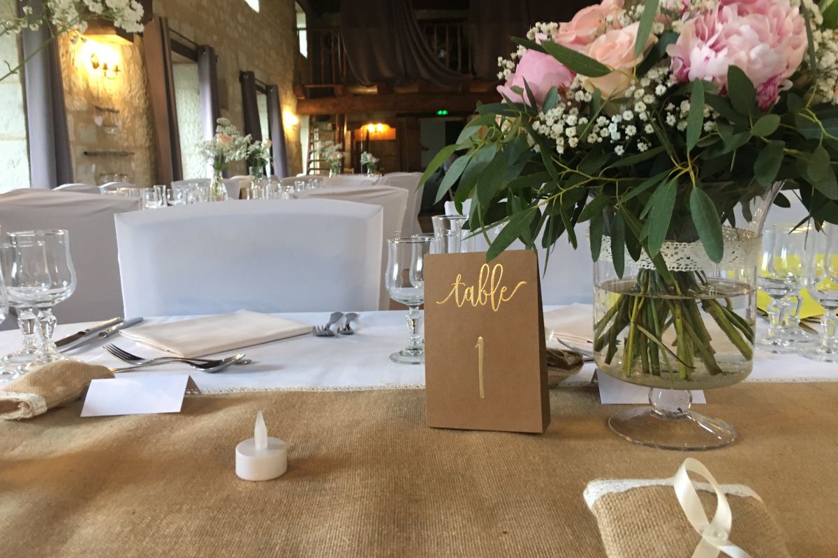 Mariage - reception Saumur
