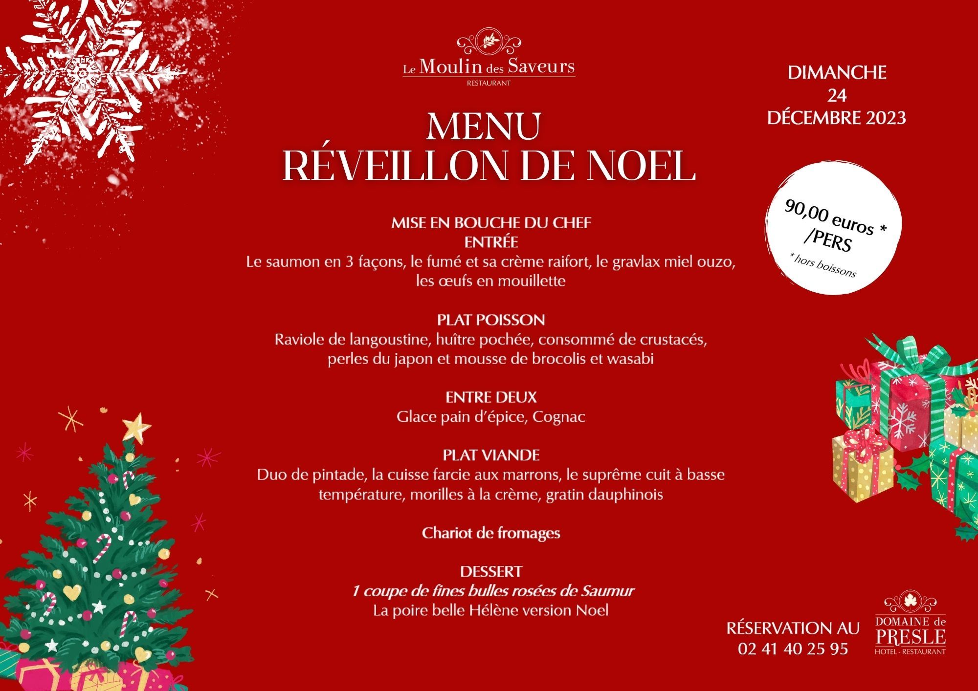 Déjeuner - Menu de Pâques Déjeuner - Menu de Pâques
